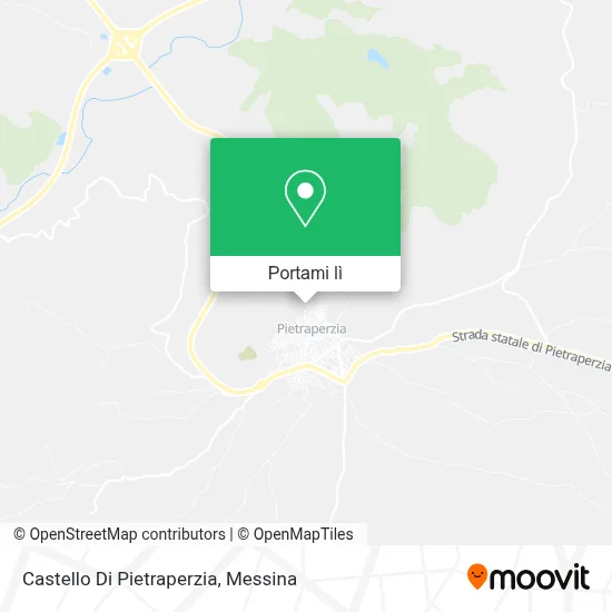 Mappa Castello Di Pietraperzia