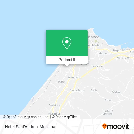 Mappa Hotel Sant'Andrea