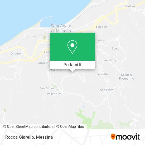Mappa Rocca Giarello