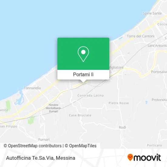 Mappa Autofficina Te.Sa.Via