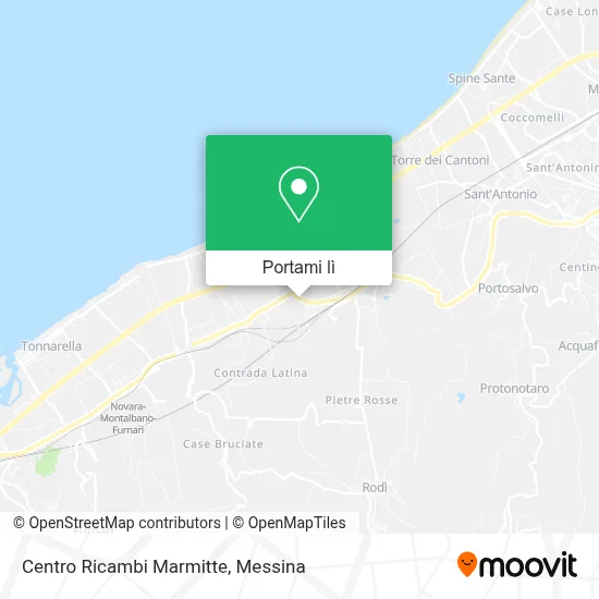 Mappa Centro Ricambi Marmitte