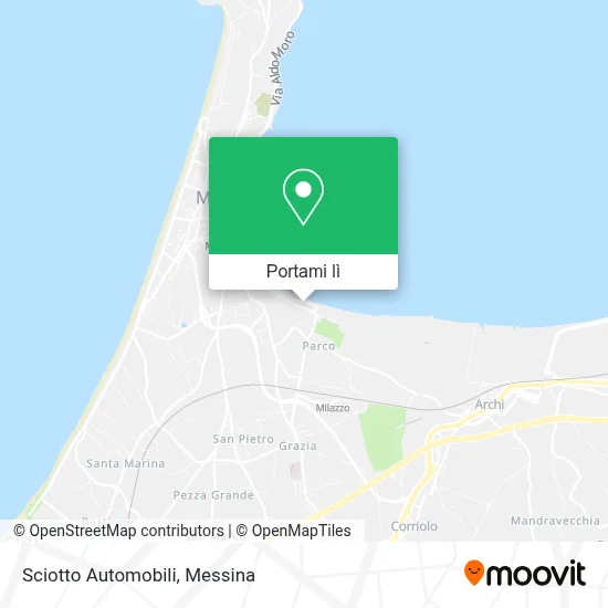 Mappa Sciotto Automobili