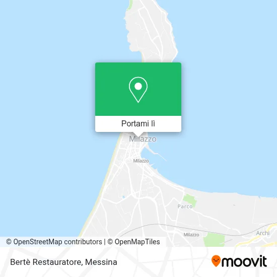 Mappa Bertè Restauratore