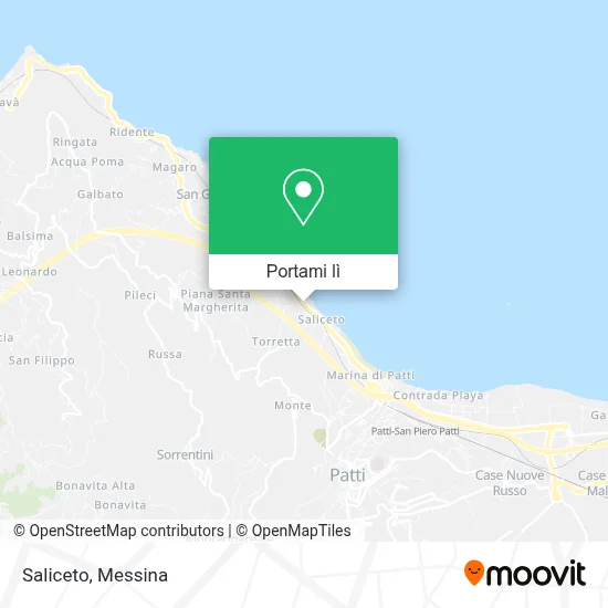 Mappa Saliceto