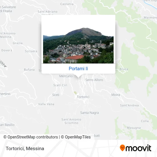 Mappa Tortorici