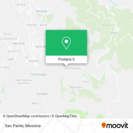 Mappa San Pante