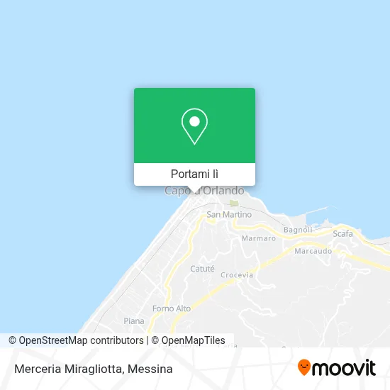 Mappa Merceria Miragliotta