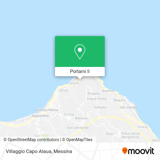 Mappa Villaggio Capo Alaua