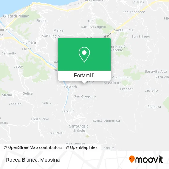 Mappa Rocca Bianca