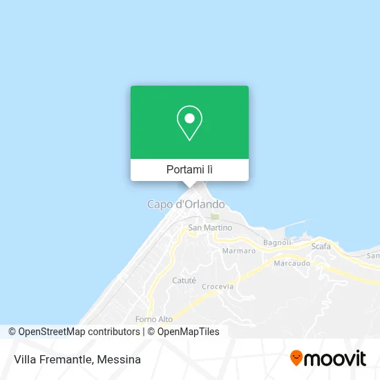Mappa Villa Fremantle