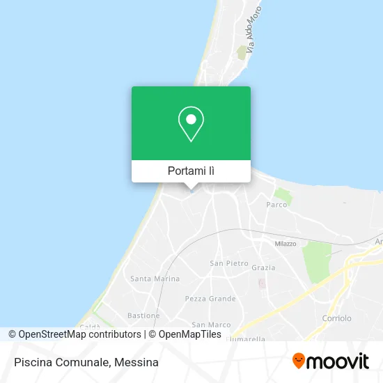 Mappa Piscina Comunale