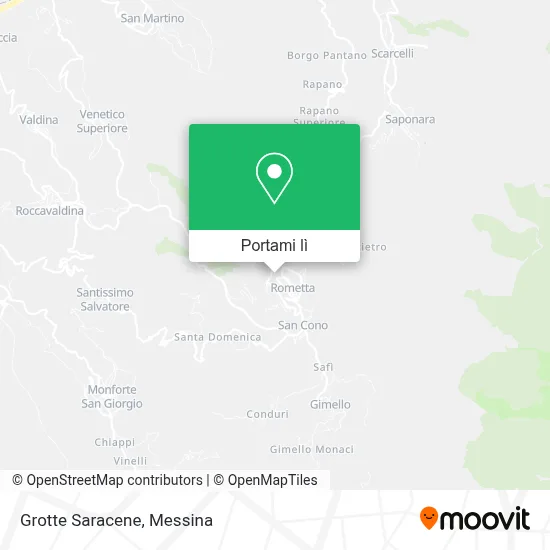Mappa Grotte Saracene