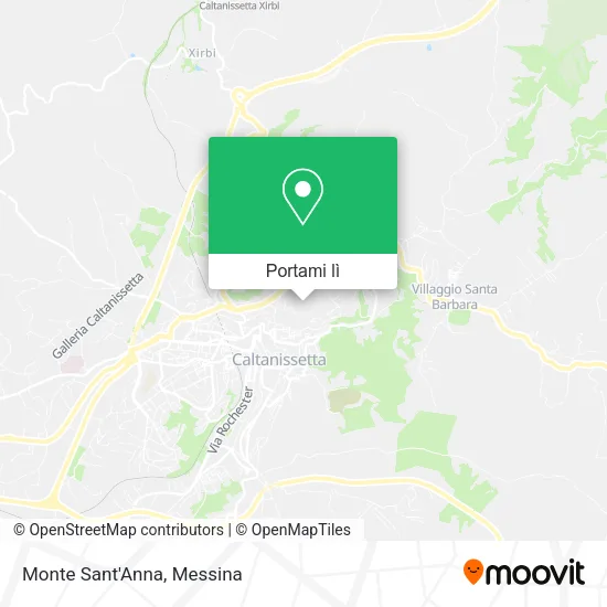 Mappa Monte Sant'Anna