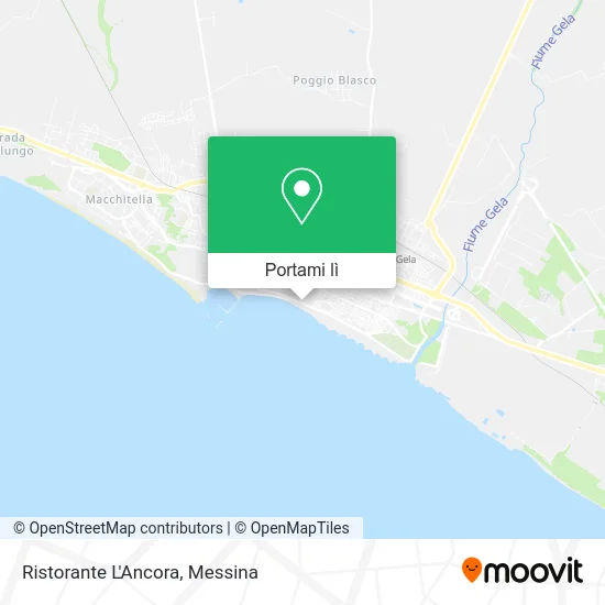 Mappa Ristorante L'Ancora