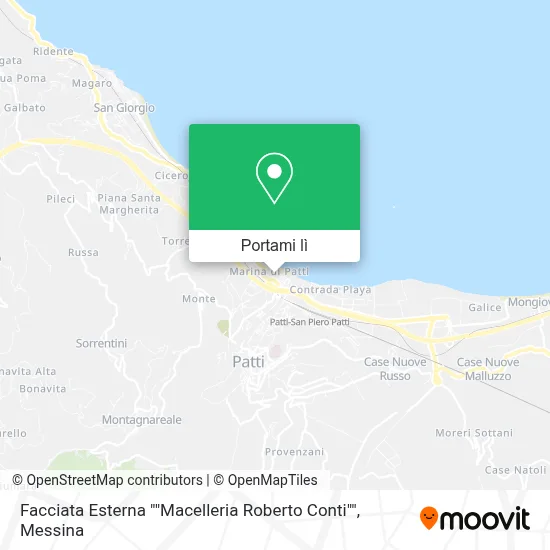 Mappa Facciata Esterna "Macelleria Roberto Conti"