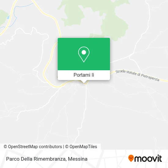 Mappa Parco Della Rimembranza