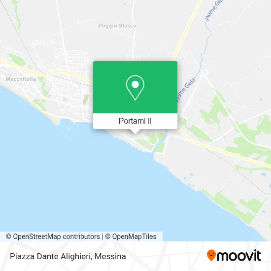 Mappa Piazza Dante Alighieri