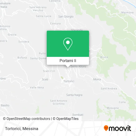 Mappa Tortorici