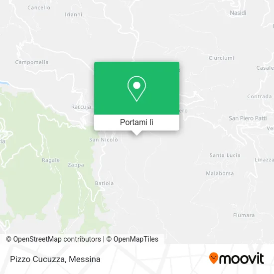 Mappa Pizzo Cucuzza