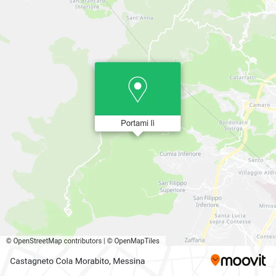 Mappa Castagneto Cola Morabito