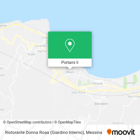 Mappa Ristorante Donna Roaa (Giardino Interno)
