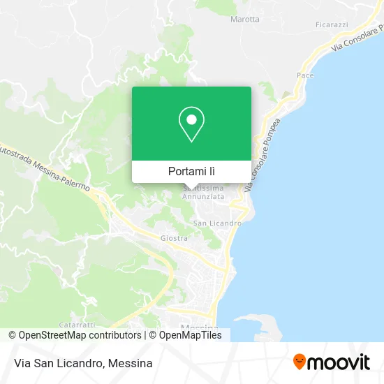 Mappa Via San Licandro