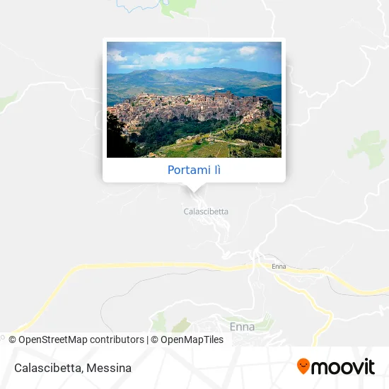 Mappa Calascibetta