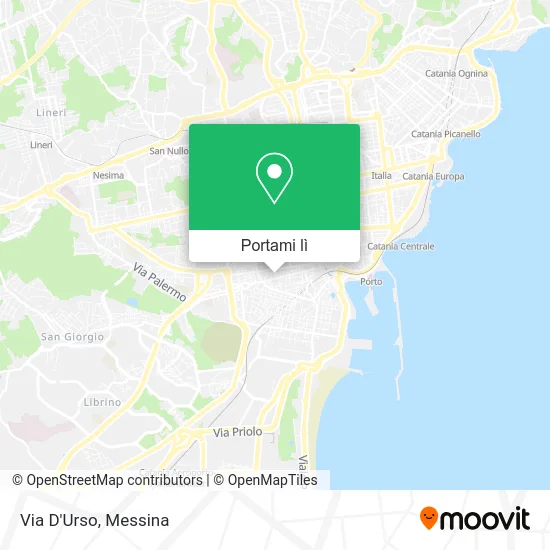 Mappa Via D'Urso