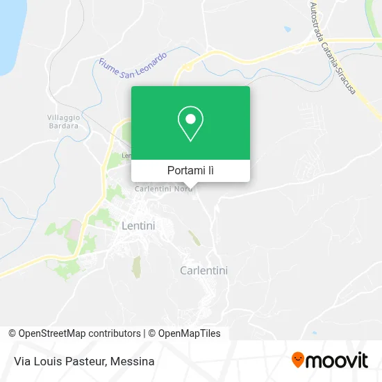 Mappa Via Louis Pasteur