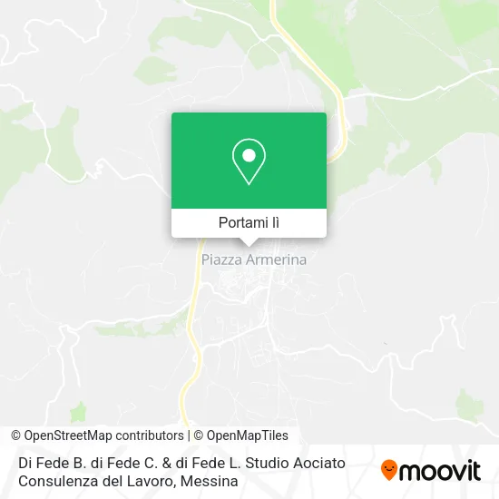 Mappa Di Fede B. di Fede C. & di Fede L. Studio Aociato Consulenza del Lavoro