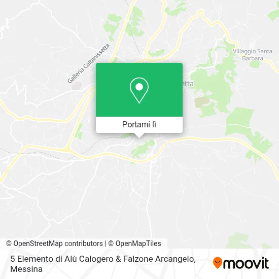 Mappa 5 Elemento di Alù Calogero & Falzone Arcangelo