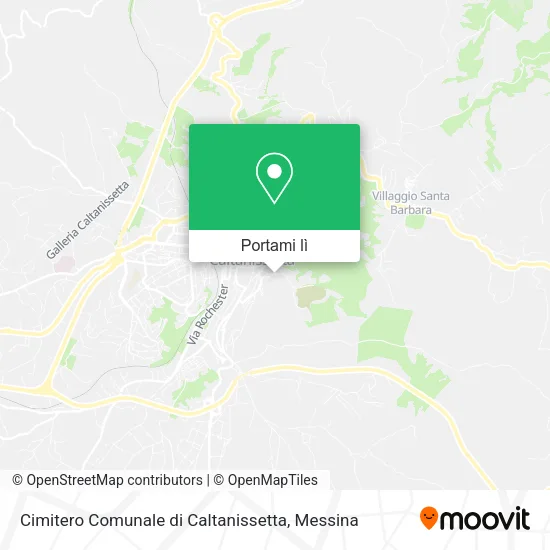 Mappa Cimitero Comunale di Caltanissetta