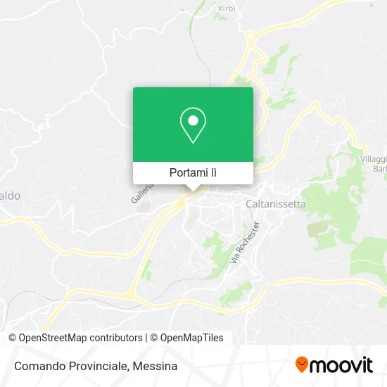 Mappa Comando Provinciale