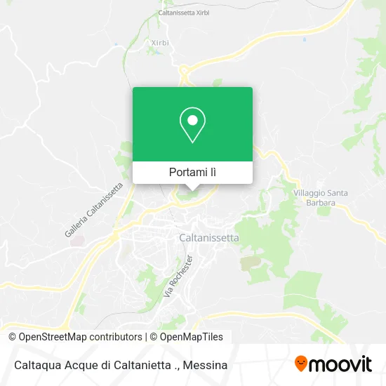 Mappa Caltaqua Acque di Caltanietta .