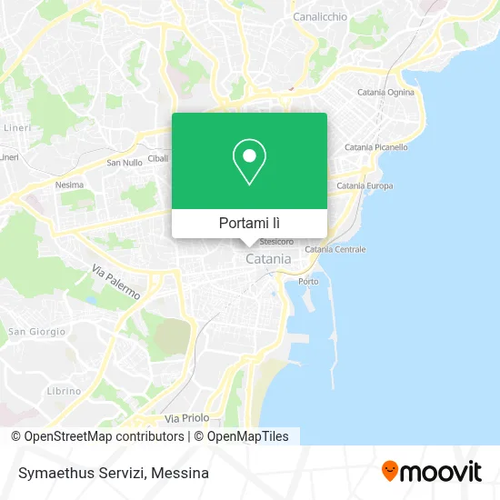 Mappa Symaethus Servizi