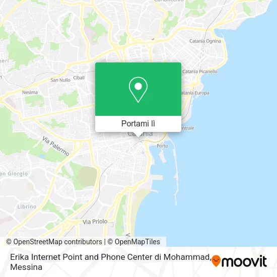 Mappa Erika Internet Point and Phone Center di Mohammad