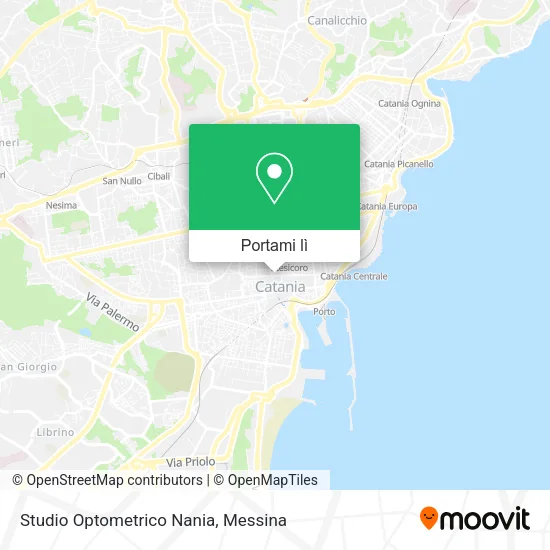 Mappa Studio Optometrico Nania