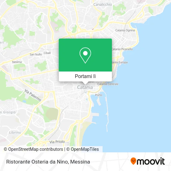 Mappa Ristorante Osteria da Nino