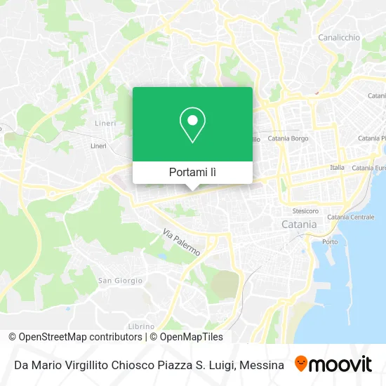 Mappa Da Mario Virgillito Chiosco Piazza S. Luigi