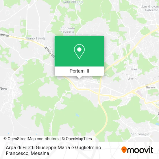 Mappa Arpa di Filetti Giuseppa Maria e Guglielmino Francesco