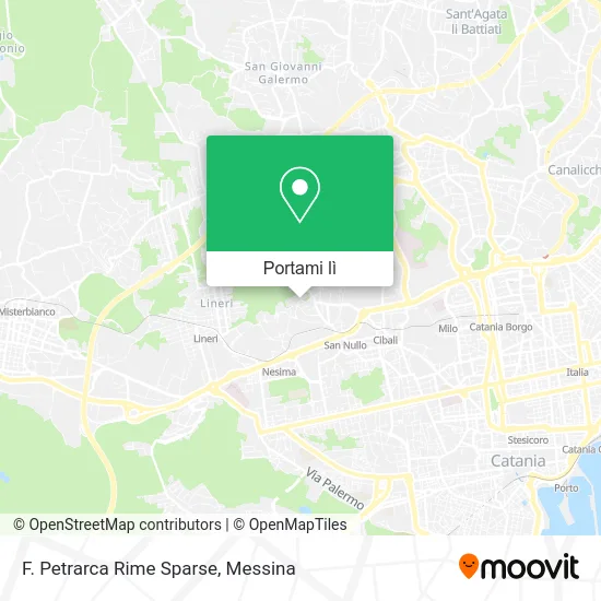 Mappa F. Petrarca Rime Sparse