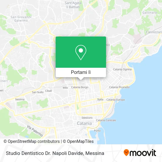 Mappa Studio Dentistico Dr. Napoli Davide