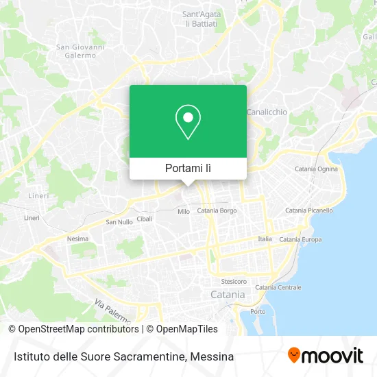 Mappa Istituto delle Suore Sacramentine