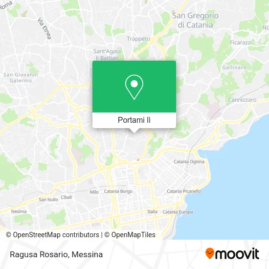 Mappa Ragusa Rosario