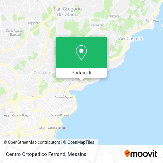 Mappa Centro Ortopedico Ferranti