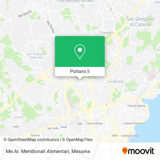 Mappa Me.Al. Meridionali Alimentari