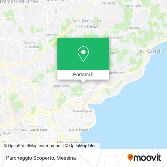 Mappa Parcheggio Scoperto