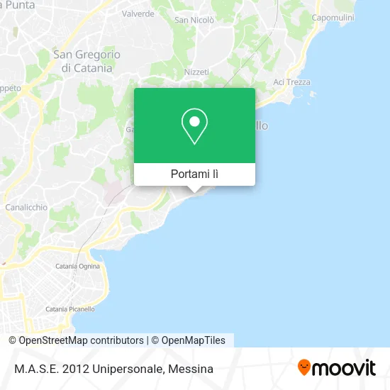 Mappa M.A.S.E. 2012 Unipersonale