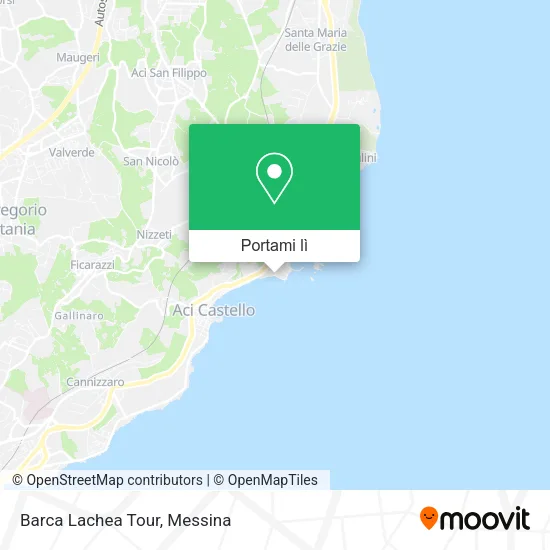 Mappa Barca Lachea Tour