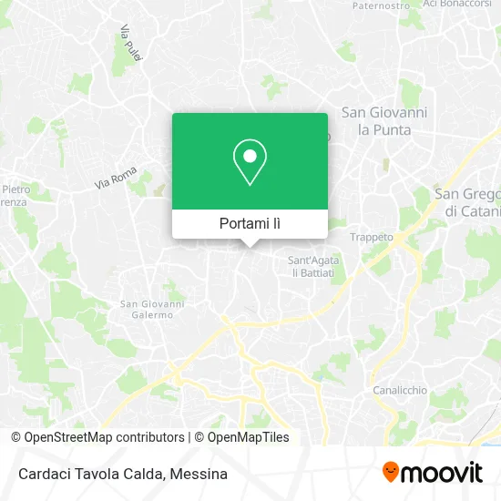 Mappa Cardaci Tavola Calda